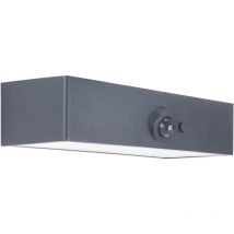 Forlight - Ret Solar aplique con luz blanco cálido 3000K en color negro