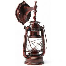 Senderpick - Applique murale rétro antique vintage rustique Applique murale style industriel Applique murale abat-jour en verre Applique d'extérieur