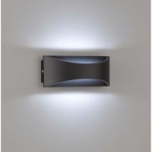 Fischer&honsel - Applique d'extérieur lampe de façade lampe de jardin led lampe de terrasse haut vers le bas noir