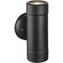 Applique spot d'extérieur ronde en plastique - h. 16 cm