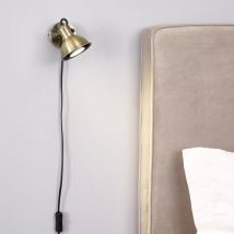 Rocco Dome Wall Single Spot Antique - Markslojd