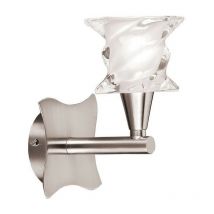 Diyas - Inspired Mantra Salomon sn Salomon Applique Murale Commutée 1 Lumière G9, Nickel Satiné