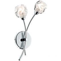 Dar seattle - Applique Murale Double Chrome Poli