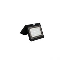 Applique solaire led Lukulu avec capteur de mouvement et crépusculaire 4W 6000K Noir