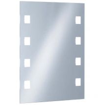 Fischer&honsel - Miroir lumineux miroir mural variateur tactile led lampe de salle de bain miroir de couloir h 70 cm