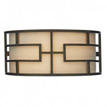 Dar Lighting - dar tumola - Applique murale encastrable au plafond Bronze, 2x E27