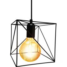 Matel - Applique murale vintage suspendue e-27 carrée