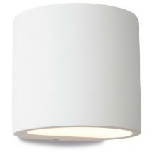 Firstlight Products - Firstlight Nina - Applique murale d'intérieur à 1 lumière en plâtre blanc, G9