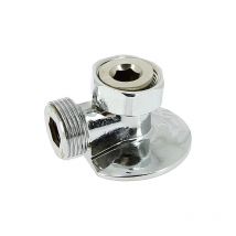 Guareski - Applique nue simple laiton chromé Mâle 3/4-Femelle 3/4