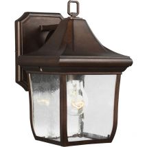 Elstead - Oakmont - Petite lanterne murale extérieure à 1 ampoule bronze clair IP44, E27
