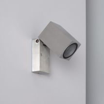 Applique da Parete per Esterni Alluminio Quadrato Onuba Argento
