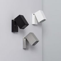 Applique Murale Extérieure Aluminium Carrée Onuba Blanc