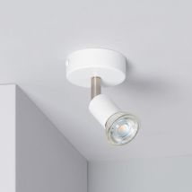 Applique Orientable Aluminium Oasis 1 Spot Blanc Blanc