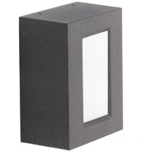 Novolux - Applique rectangle IP65 led smd ac 9W 1240lm CRI80 4000K Anthracite - Antracita