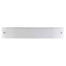 Applique led in metallo e vetro satinato 4000k, 12w