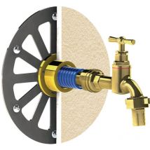 Anquier - Applique robinet/jardin Applic'enduit laiton f 1/2 - f 1/2