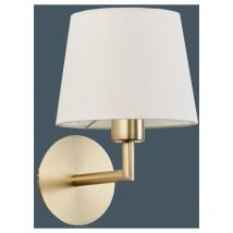 Millumine - Applique Romi Laiton Mat Abat Jour Crème