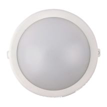 Applique extérieure – 8W – 600 lumens – Ronde – Blanc – Aluminium – LUXFORM