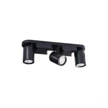 Applique saillie pour 3 ampoules GU10 - Noir