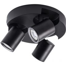 Applique saillie pour 3 ampoules GU10 - Noir