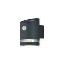 Leuchten salta R22231142 applique murale solaire d'extérieur en plastique avec led 3 w et détecteur de mouvement anthrac - Reality