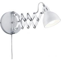 Trio Lighting - Applique, Applique filaire Scissor Blanc en Metal, trio