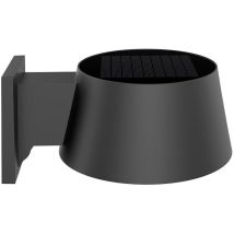 Applique Solaire -détection Ir - 1000 Lm - 3000 K - Noir - Retro - Bf Light