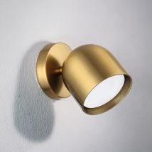 Millumine - Applique spot métal laiton brossé Dodo orientable