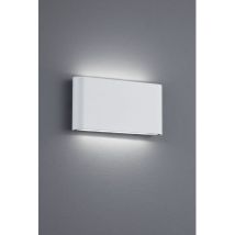 Trio - Thames Ii Applique Murale Extérieure Moderne 17cm 2 Lumières Haut Bas Blanc Mat 3000K IP54