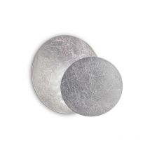 Ideal Lux - tick - Applique murale d'intérieur à led intégrée 1 lumière argent 3000K