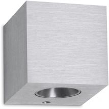 Applique brick led smd 2x3W 165lm(182lm) CRI80 3000K 110o,110o up-down Aluminium brossé - Aluminio cepillado