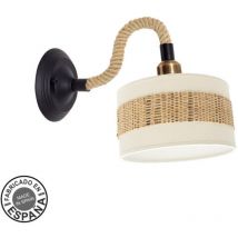 Appliquer Nicaragua 1xe27 Noir/blanc/naturel