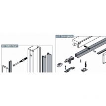 Applisystem Querstange 1000-1400 mm Fibrotubi für Schiebetür - 92030006