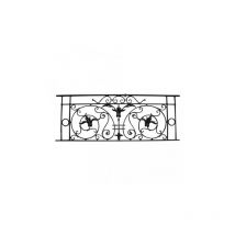 Deco Fer Forge - Garde corps en Fonte 1450x480mm