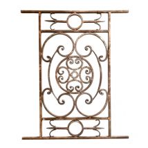 Deco Fer Forge - Garde-corps en fer forgé d'époque 900X750mm