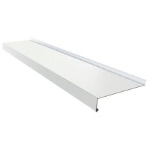 Appui de fenêtre avec relevé 15/10eme 2m - 280mm - RAL9010 Aluhome