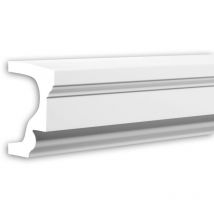 Profhome Decor - Appui de fenêtre Profhome 482002 Moulure exterieure Élément de façade Élement décorative style Néo-Classicisme blanc 2 m