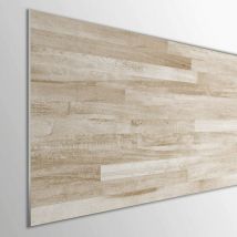 Cabecero Cama PVC 5mm Decorativo Económico. Modelo - Allanton (115x60cm, Marrón Claro)