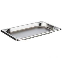 81400 gn 1/4 contenitore, contenitore gastronorm in acciaio inox, dimensioni 264 x 162 mm/altezza 20 mm/volume 0,5 litri - APS