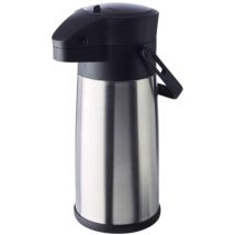 Aps Caraffa Termica Con Pompa – Budget-in Acciaio Inox E Polipropilene, Ø 13,5 Cm, Altezza: 32,5 Cm