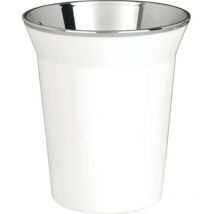 Poubelle de table/récipients pour couverts ø 13 cm, h: 15 cm san, blanc - APS