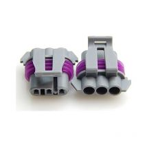 12129946 3P-Kfz-Buchse – max. 14 a – Grau/Lila - Aptiv