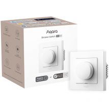 Aqara - dimmer switch h2 eu blanco regulador de luz con perilla thread, zigbee