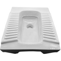 Hocktoilette Hock-WC Steh-WC Stehklo Toilette - Aqua Blue