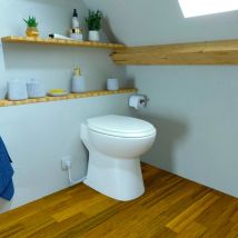 Aquassistances - Aquacompact Silence - wc broyeur intégré - Fabrication Française