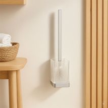 300 WC-Bürstengarnitur 30060000-00 Wandmodell, mit Glas, chrom - Aquacraft