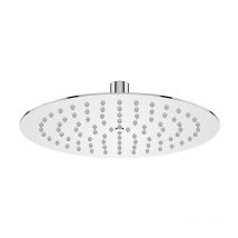 Aquacraft - Kopfbrause rund Edelstahl Regendusche 250 mm hochglanzpoliert 6 l/min wassersparend Ultra-Slim Design Duschkopf Deckenmontage Brause aus