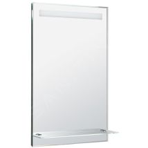 Aqualine - Accessoires - Miroir avec éclairage led 500x800 mm et tablette, chromé ATH52