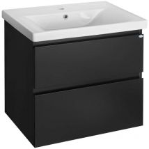Altair - Waschtischunterschrank 67x60x45 cm, schwarz matt AI670 - Aqualine