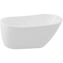 Aqualine - Badewannen - Freistehende Badewanne Tisa, 150x75 Cm, Weiß E1575